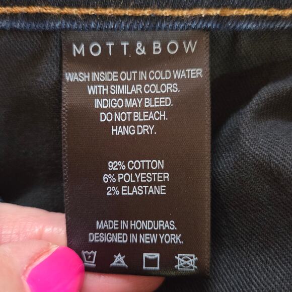 Mott & Bow Dark Wash Straight Leg Jeans Men's sz 32x32 - Picture 11 of 11